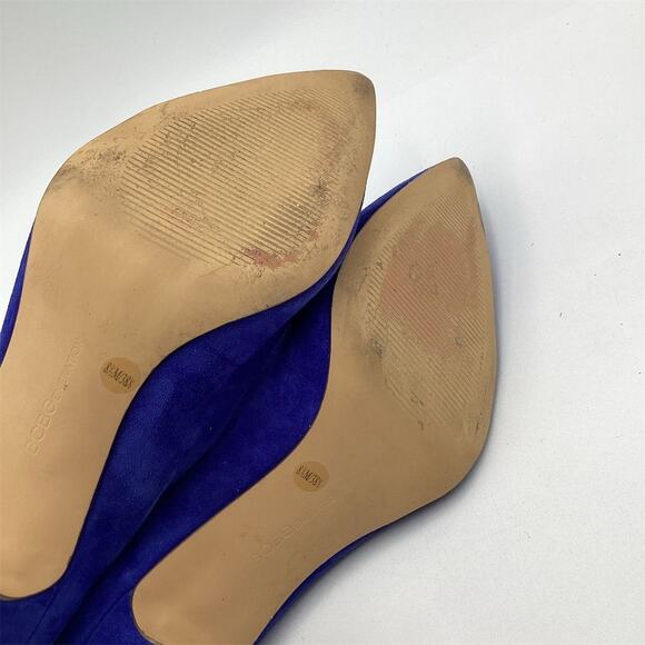 BCB Generation Women's Blue Suede Leather Pointed Toe Stiletto Heels Size 8.5 - Picture 8 of 8
